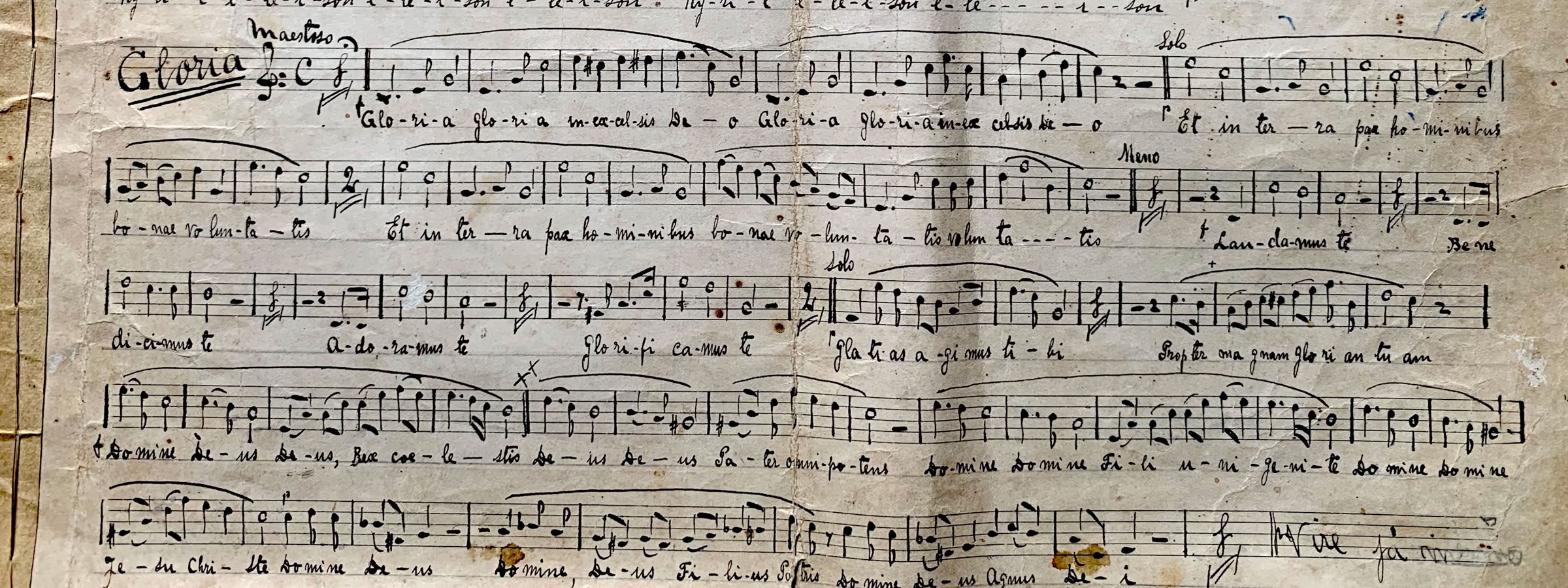 Missa em Do de Battmann. Vale do Paraíba, Brasil. Arquivo A.A.Bispo