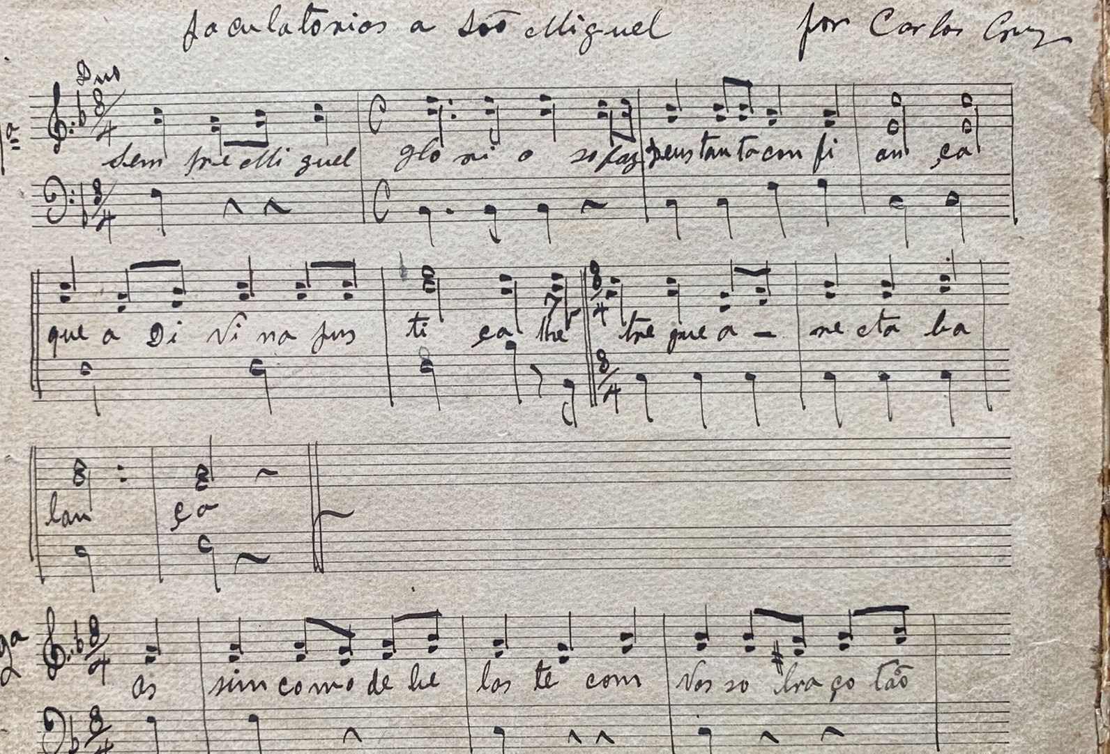 Jaculatórias de São Miguel de Carlos Cruz, São Paulo. Acervo A.A.Bispo