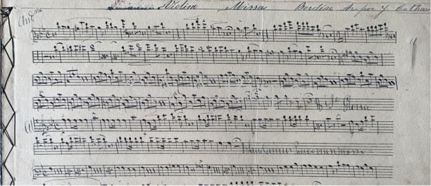 Violino da Missa em si bemol de Bordese