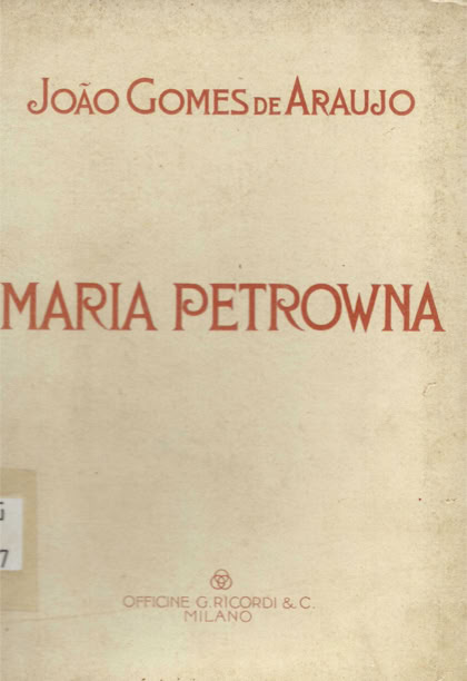 Maria Petrowna de João Gomes de Araújo