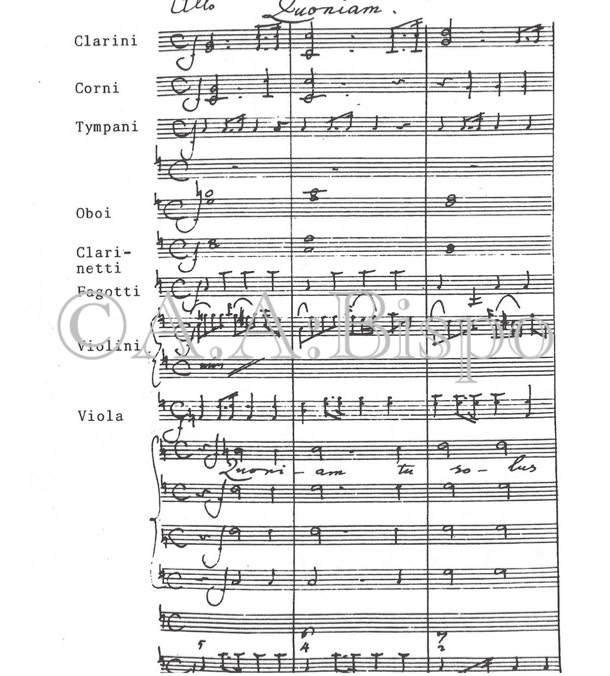 Quoniam da Missa sub titulo Sti. Franmcisci de S. Neukomm, 1820