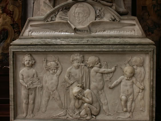 mausoleu funerário de Donizetti, Bergamo. Foto A.A.Bispo
