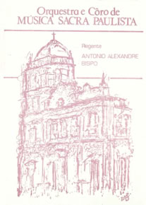 PRograma de concerto de encerramento da Semana das Artes do Instituto Musical de S. Paulo. Orquestra e Coro de Música Sacra Paulista reg. A.A.Bspo