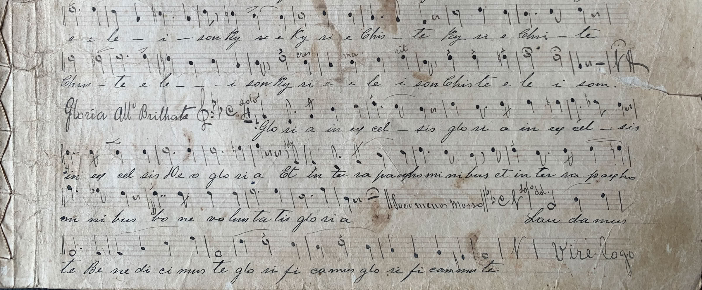 Missa em Si Bemol de L-. Bordese. Arquivo A.A.Bispo. Copyright