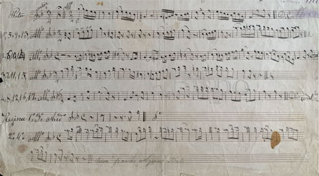 Ladainha de Noissa Senhora da Piedade de Mamede de Campos.Acervo A.A.Bispo. Copyright