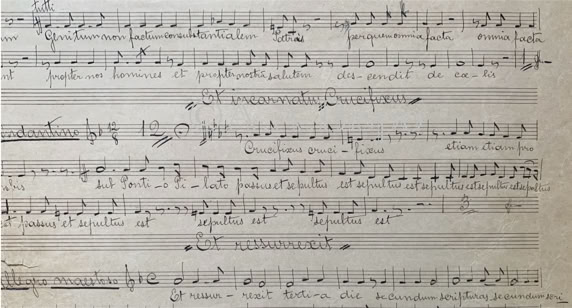 Et incarnatus do Credo da Missa N.S. do Belem de Manoel dos Passos 1894